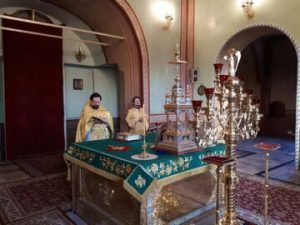 Диаконская хиротония студента второго курса Вятского Духовного училища Аркадия Кедрова