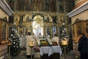 Праздничные богослужения в день памяти святой мученицы Татианы в Свято-Успенском кафедральном соборе