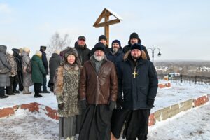 17 февраля на месте строительства Феодоровской церкви совершен молебен о начале благого дела.