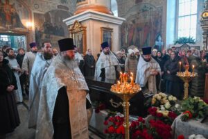 В Трифоновом монастыре простились с схииеромонахом Селафиилом.