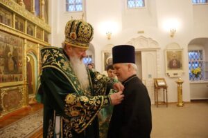 Медаль преподобного Трифона Вятского III степени