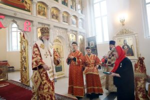 Епархиальная медаль преподобного Трифона Вятского II степени