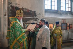 Диаконская хиротония студента ВДУ и Смоленской семинарии Алексия Шелеста